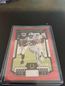 2023 Score - Red Zone #9 Jonathan Taylor /20 Colts
