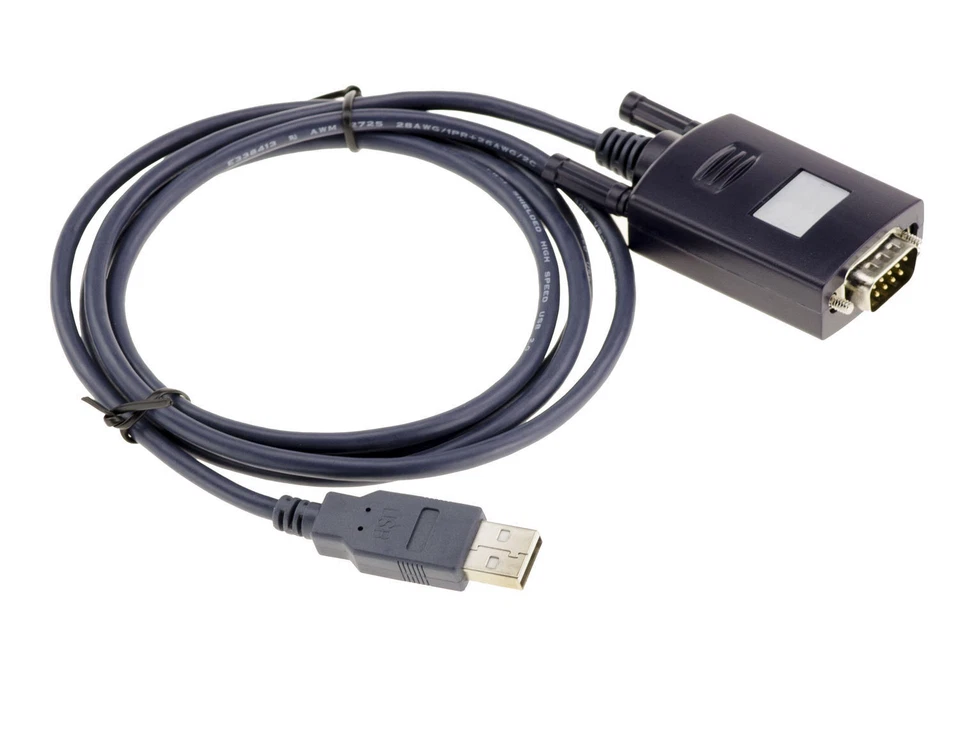 Adaptateur convertisseur série COM RS232 DB9 vers USB chipset Prolific PL2303GC - Photo 1/3