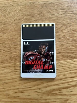 Digital Champ: Battle Boxing JPN Turbo Duo PC Engine TurboGrafx HuCard Only Rare - Image 1 of 4