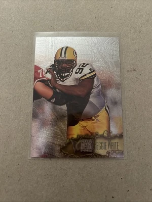 1996 Fleer Metal Reggie White #46 Green Bay Packers Football Vintage - Image 1 of 2