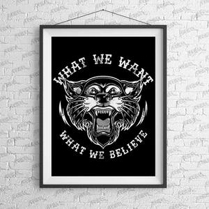What We Want Art Print - Tattoo, Office, Alt, Alternative, illustration, Cute, - Picture 1 of 3