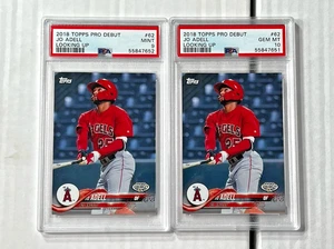JO ADELL LOT OF 2 2018 Topps Pro Debut RC’s PSA GEM MINT 10 & PSA MINT 9! #62! - Picture 1 of 5