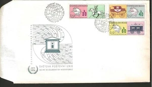 Checoslavacia 1974 UPU EN 2 FDC ilustrado - Imagen 1 de 1