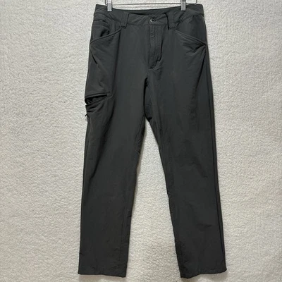 Pantalones dilema Patagonia gris senderismo mezcla nailon pierna recta talla 32 Foto 1 de 4