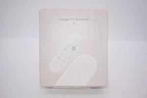 Google TV Streamer (4K) with Voice Remote 32GB Porcelain - Picture 1 of 8