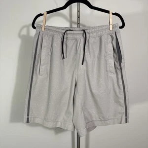Lululemon Men’s Gray Splatter Pacebreaker Lined Athletic Shorts 9” Inseam Size L - Picture 1 of 11
