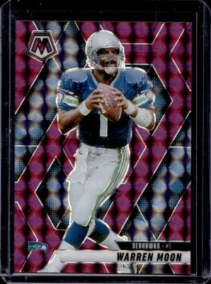 Mosaico Warren Moon Purple Prizm #/49 Seahawks 2025 Foto 1 de 2