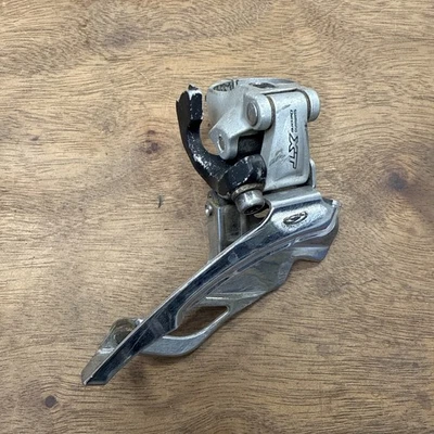 Shimano XT FD-M761-A Mountain Bike Front Derailleur 34.9mm Dual Pull High Clamp - Image 1 of 4