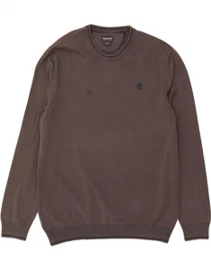 TIMBERLAND Mens Crew Neck Jumper Sweater XL Grey Cotton BQ02 - Picture 1 of 5