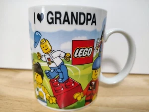 Lego Ceramic Mug "I (Heart) Grandpa" Lego Orlando Minifigures FSO 2006 Gift - Picture 1 of 4
