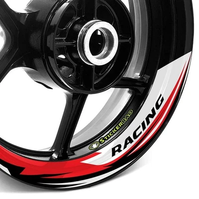 Pegatinas llantas interiores 17 pulgadas S06W rojas para Honda CB 600F Hornet 07-14 13 13 Foto 1 de 4