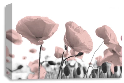 Floral Wall Art Pink Living Room Bedroom Framed Canvas Picture Ready to Hang - Image 1 of 4