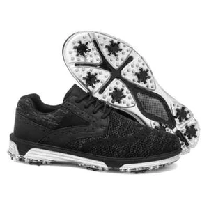 Men's Golf Shoes Professional Waterproof Spikes Breathable Outdoor Golf Sneakers - Picture 1 of 22