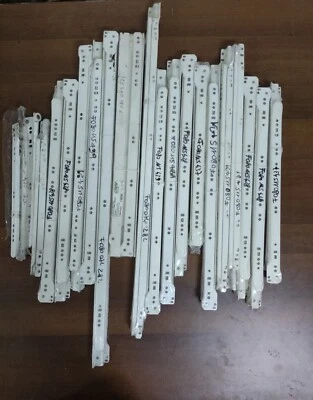 Guide scorrevoli in coppia per cassetti Varie Misure 20 Coppie  - Immagine 1 di 2