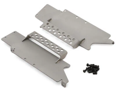 RC4WD TF2 LWB Chevrolet K10 Scottsdale Stainless Steel Side Steps (Silver) (2) - Image 1 of 3