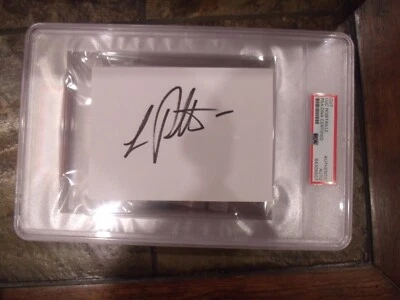 LUC ROBITAILLE HAND SIGNED LARGE CUT SIGNATURE PDA/DNA SLABBED - Image 1 of 3