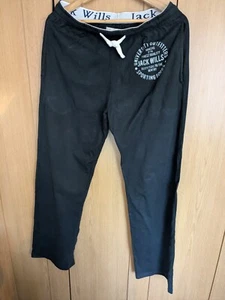 Jack Wills Men Lounge Joggers Black - Size S - Picture 1 of 3