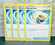 4x Echoing Horn 136/198 Trainer Uncommon  Pokemon Card Chilling Reign