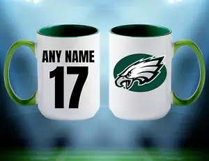 Personalisierter Philadelphia Eagles 15 Unzen Kaffeebecher - Bild 1 von 1