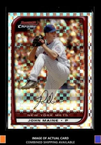 2008 Bowman Chrome #71 John Maine X-Fractors #/250 New York Mets NM - Picture 1 of 2