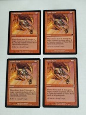 MTG Playset 4x Flame Burst (Odyssey/Red/C) - BGM