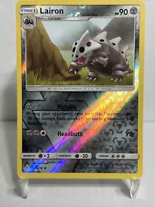 Pokémon TCG Lairon Unbroken Bonds 124/214 Reverse Holo Uncommon-NM - Picture 1 of 2