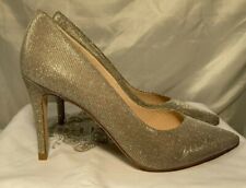 Peter Kaiser Denice Stiletto Heel Court Shoes Silver Size UK 6.5 /EU 40 rrp£119