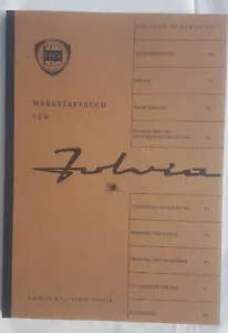 Werkstatthandbuch / shop manual Lancia Fulvia (818) 1100 ab 1963 - Bild 1 von 1