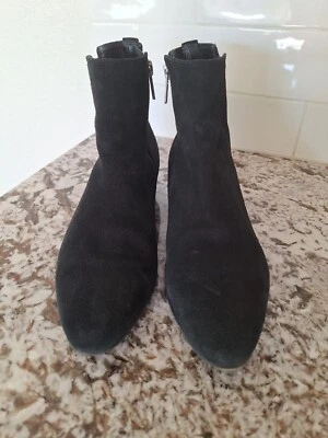 Botines Isabel Marant Patsha negros de gamuza elásticos talla 37 Foto 1 de 4