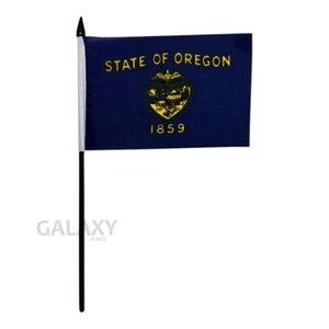 "4x6" Oregon Flagge / Oregon Schreibtischflagge / Oregon Stockflagge - Bild 1 von 1