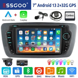 Android 14 Autoradio DVR CarplayGPS Navi RDS +Kam Für Seat Ibiza IV 6J 2009-2013 - Bild 1 von 15