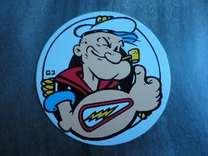 Popeye Bally 2" dia. Pegatina Pinball - Imagen 1 de 1