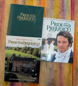 ⭐Pride and Prejudice 10th Anniversary Limited Collector's Edition DVD & Book lot - Picture 1 of 14