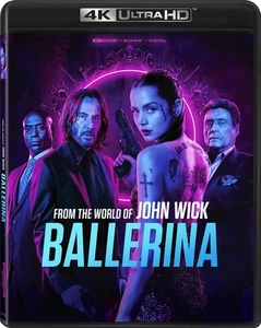 BALLERINA - From the World of John Wick [4K/Blu-ray/Digital] w/Features / NEW! - Picture 1 of 4