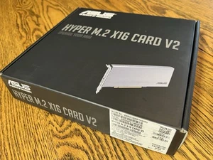 Asus Hyper M.2 X16 Card - 4 Slots for adding M.2 Drives - Zdjęcie 1 z 5