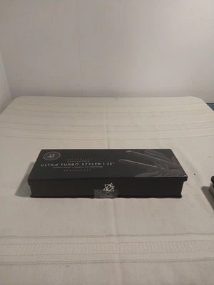 Plancha de cerámica Evalectric Ultra Turbo Styler 1,25" negra *Caja abierta *Probada Foto 1 de 4