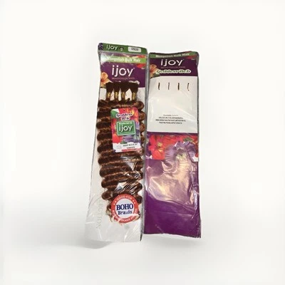 Boho Braids Blended Human Hair Coloured Curls Tangle Free - Image 1 of 4