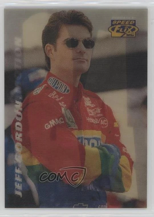 1996 Pinnacle Speed Flix Jeff Gordon #60 HOF - Image 1 of 2