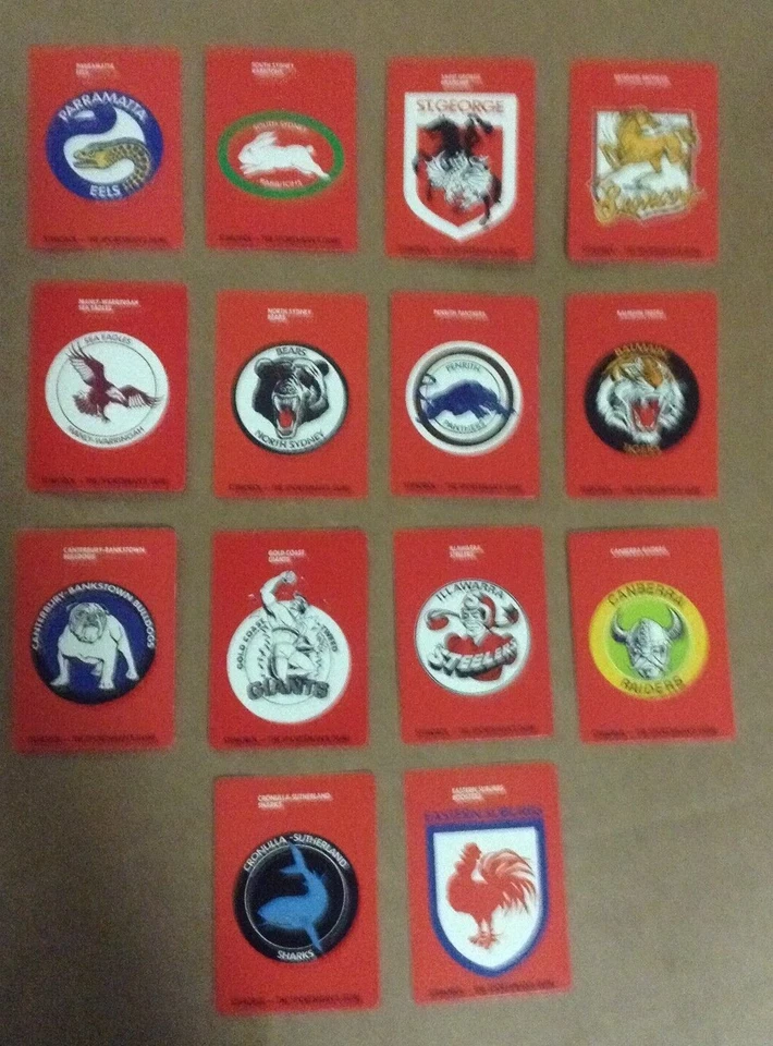 1989 TEAM EMBLEMS NRL Scanlens Stimorol Footy Cards - Pick A Card - image 1 of 1