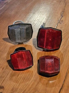 VINTAGE Old School BMX REFLECTOR LOT - Picture 1 of 9