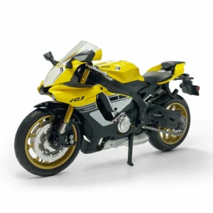 1:12 Yamaha YZF-R1 Motorcycle Model Diecast Motorcycle Toy for Boys Kids Yellow - Picture 1 of 11