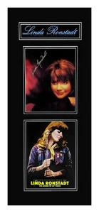 Linda Ronstadt Signed Photograph Double Matted Framed Ready to Hang - Picture 1 of 3