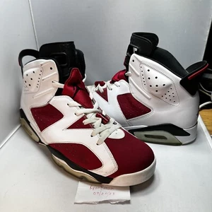 Nike Air Jordan 6 Carmine 2014 size 13 384664-160 OG VI White Red Retro - Picture 1 of 9