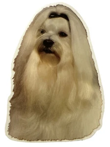 Hundeaufkleber Autoaufkleber für Scheibe Sticker Hund Malteser Neu Ca. 19 Cm - Bild 1 von 1