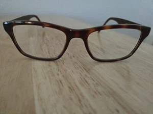 Herrenbrille Vintage Horn rechteckig - Bild 1 von 3