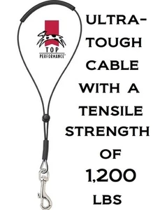 19" Top Performance HEAVY DUTY STEEL CABLE GROOMING LOOP for Dog Table Arm,Bath - Picture 1 of 1