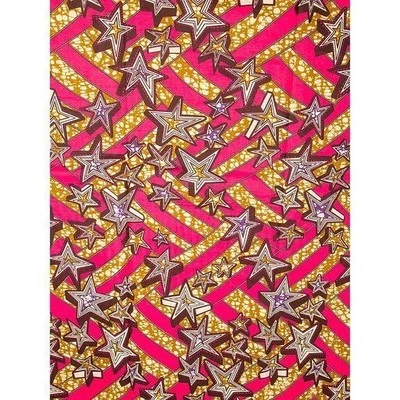 Tela estampada estrellas africanas 1 yarda Foto 1 de 2