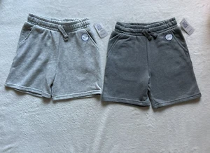 2 Pcs.365 Kids Garanimals Boys Gray Pockets Elastic Waist French Terry Shorts 7 - Picture 1 of 17