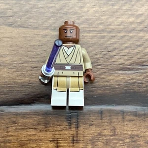 Mace Windu GAMBE BIANCHE 75019 EP2 Clone Star Wars LEGO Minifigure AT-TE - Foto 1 di 3