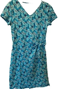 Lands End Badeanzug Cover Up Kleid Größe XS Kurzarm Stretch Pullover EUC - Bild 1 von 7